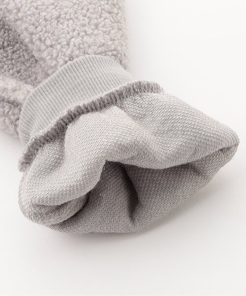 Seraph（セラフ）の「【ジュニア対応】チュール付き刺繍ボアトレーナー（スウェット・キッズ・ライトグレー/アイボリー・80/90/100/110/120/130/140）」の8枚目の写真