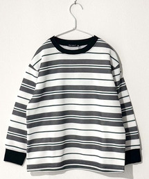 ZI-ON | キッズ ボーダー オーバーサイズ トレーナー(スウェット)