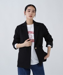 N.（N. Natural Beauty Basic）（エヌエヌナチュラルビューティーベーシック）の「【NAVYNAVY】【365ユーティリティー】丸めて持ち運べる多機能忍ばせストレッチギャバテーラードジャケット（テーラードジャケット）」