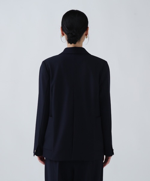 NAVYNAVY（ネイビーネイビー）の「【NAVYNAVY】【365ユーティリティー】丸めて持ち運べる忍ばせストレッチギャバテーラードジャケット（テーラードジャケット・レディース・ネイビー/ブラック・SMALL/MEDIUM）」の19枚目の写真