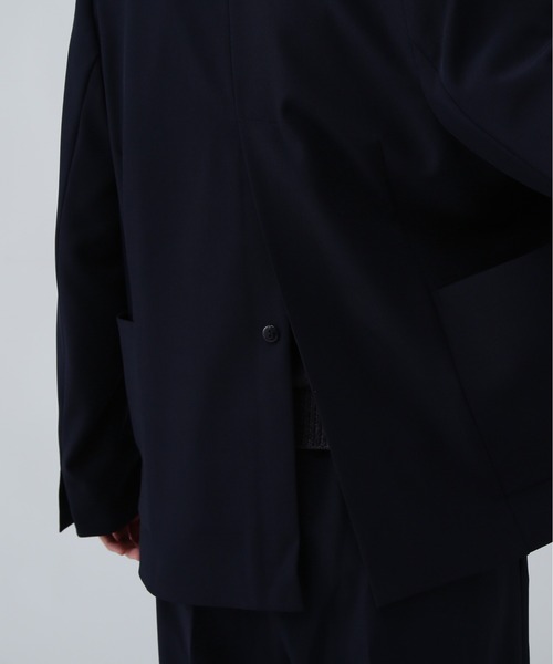 NAVYNAVY（ネイビーネイビー）の「【NAVYNAVY】【365ユーティリティー】丸めて持ち運べる忍ばせストレッチギャバテーラードジャケット（テーラードジャケット・レディース・ネイビー/ブラック・SMALL/MEDIUM）」の13枚目の写真