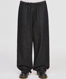 SIGNATURE（シグネチャ）の「Non-Fade Fatigue Stitch Banding Denim Pants [Black]（デニムパンツ・メンズ）」