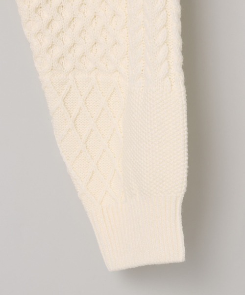 LOWRYS FARM（ローリーズファーム）の「【LFM(U)】クレイジーケーブルニットプルオーバー　 606149（ニット/セーター・メンズ・ブルー/ホワイト/ネイビー・MEDIUM/LARGE）」の6枚目の写真