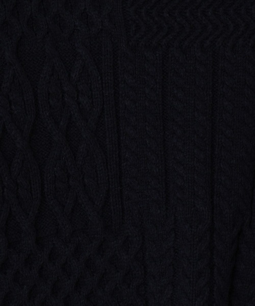 LOWRYS FARM（ローリーズファーム）の「【LFM(U)】クレイジーケーブルニットプルオーバー　 606149（ニット/セーター・メンズ・ブルー/ホワイト/ネイビー・MEDIUM/LARGE）」の11枚目の写真
