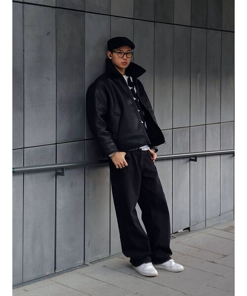 AVANDRESS(アバンドレス )の「Round Angora Knit - 6 COL(ニット/セーター・レディース・エメラルドブルー/ブラック/パープル/杢グレー/Mustard・1/2)」の19枚目の写真