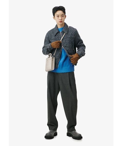 AVANDRESS(アバンドレス )の「Round Angora Knit - 6 COL(ニット/セーター・レディース・エメラルドブルー/ブラック/パープル/杢グレー/Mustard・1/2)」の20枚目の写真