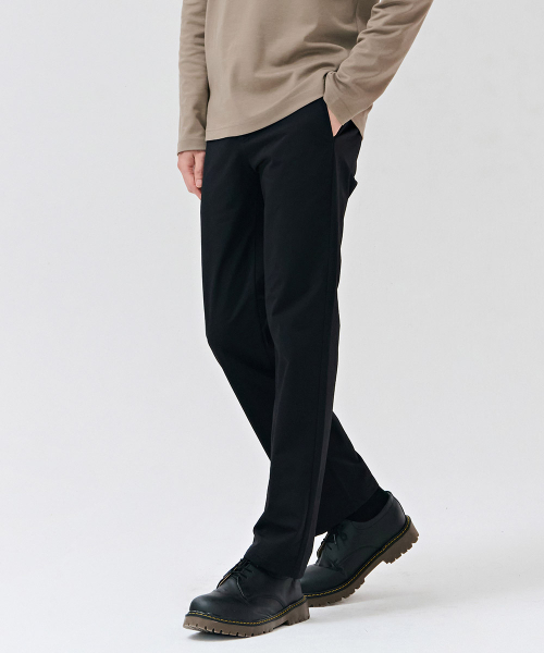 CHASECULT(チェイスカルト)の「男性ストレートストレッチパンツ-DERK2213B03(スラックス・メンズ・ブラック・82/86/70/76)」の2枚目の写真
