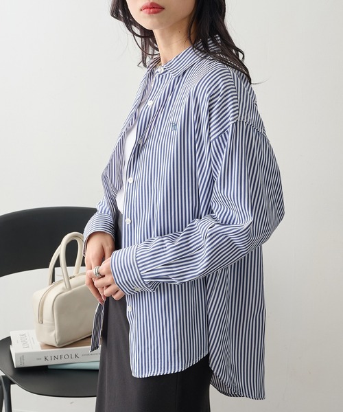 ✮M　長袖シャツ　ナンバーナイン　宮下期　アーカイブ期　アート　世界観　日本製✮ セール】【ARNIE】9952592 ブロード長袖レギュラーカラーシャツ