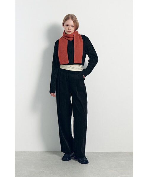 MUSINSA STANDARD WOMAN（ムシンサスタンダードウーマン）の「ウィメンズテンセルスリムタートルネックTシャツ[バタークリーム]（Tシャツ/カットソー・レディース・その他・SMALL/MEDIUM/LARGE/X-LARGE/X-SMALL）」の3枚目の写真