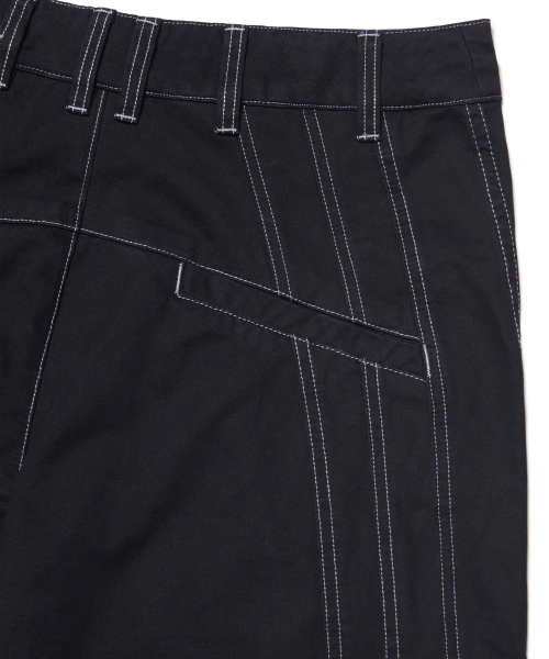 NOMANUAL(NOMANUAL)の「TILTED SIDE LINE PANTS - WASHED BLACK(その他パンツ・レディース・その他・SMALL/MEDIUM/LARGE)」の7枚目の写真
