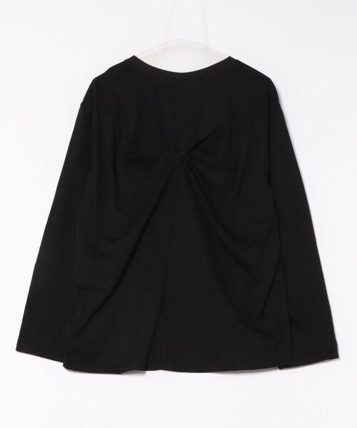 Never mind the XU / Chikashitsu+（ネバーマインド ザ エックスユー / チカシツプラス）の「【Nerd out XU】cat long sleeve / 【ナードアウトエックスユー】キャットプリント長袖Tシャツ（Tシャツ/カットソー・レディース・ブラック/グレー・ONE SIZE）」の3枚目の写真