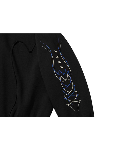 LIBERE（リベーレ）の「LIBERE リベーレ / WESTERN FLAME CREWNECK SWEAT ビッグシルエットウエスタンフレイムクルーネックスウェット / 255224-255225（スウェット・メンズ・ブラック/ブラウン・SMALL/MEDIUM/LARGE）」の9枚目の写真