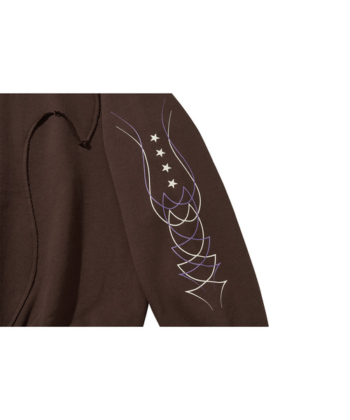 LIBERE（リベーレ）の「LIBERE リベーレ / WESTERN FLAME CREWNECK SWEAT ビッグシルエットウエスタンフレイムクルーネックスウェット / 255224-255225（スウェット・メンズ・ブラック/ブラウン・SMALL/MEDIUM/LARGE）」の19枚目の写真