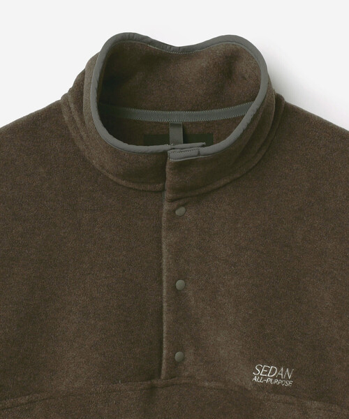 SEDAN ALL-PURPOSE | Fleece Snap Pullover MEN（Tシャツ/カットソー