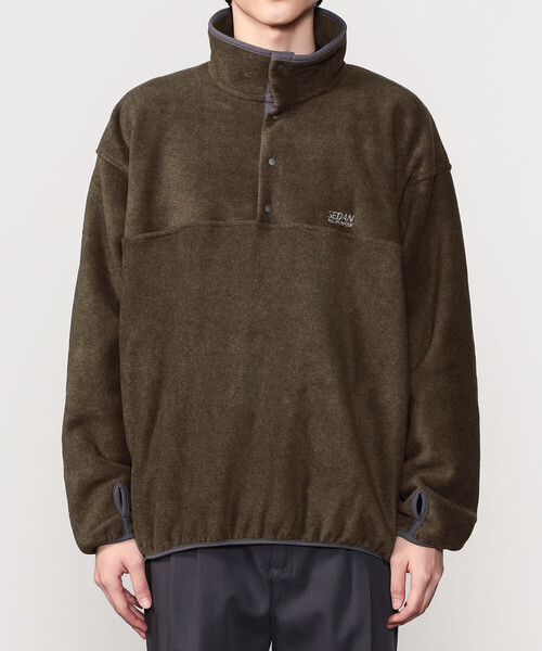 SEDAN ALL-PURPOSE | Fleece Snap Pullover MEN（Tシャツ/カットソー