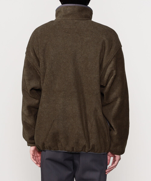 SEDAN ALL-PURPOSE（セダンオールパーパス）の「SEDAN ALL-PURPOSE | Fleece Snap Pullover MEN（Tシャツ/カットソー・メンズ・ブラウン/ブラック・XL/L）」の12枚目の写真
