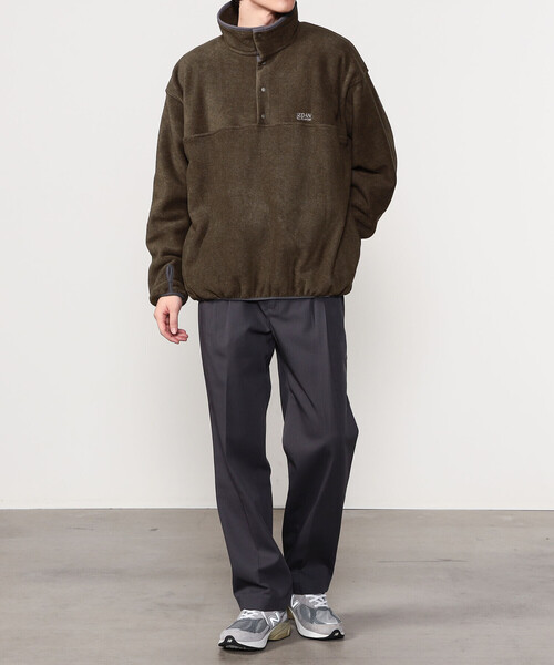 SEDAN ALL-PURPOSE | Fleece Snap Pullover MEN（Tシャツ/カットソー