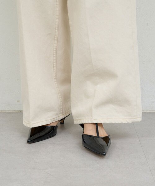 GALLARDAGALANTE（ガリャルダガランテ）の「【オケージョン対応】【2.718】Tストラップパンプス（パンプス・レディース・ブラック/ボルドー・38/36/37）」の2枚目の写真