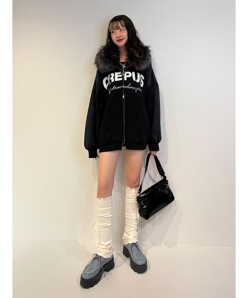 jouetie(ジュエティ)の「ファードッキングルーズフーディー(パーカー・レディース・グレー/ブラック・MEDIUM)」の22枚目の写真