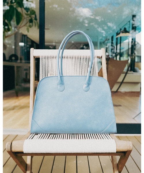 cii（シー）の「IMITATION LEATHER BOSTON BAG / イミテーションレザーボストンバッグ（ボストンバッグ・メンズ・レッド/ブラック/ブルー・FREE）」の2枚目の写真