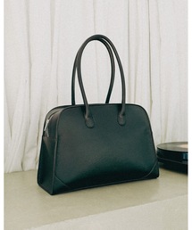 cii（シー）の「IMITATION LEATHER BOSTON BAG / イミテーションレザーボストンバッグ（ボストンバッグ）」