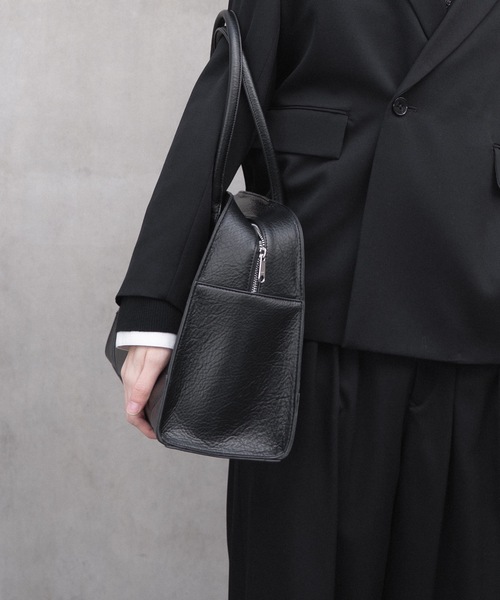 cii（シー）の「IMITATION LEATHER BOSTON BAG / イミテーションレザーボストンバッグ（ボストンバッグ・メンズ・レッド/ブラック/ブルー・FREE）」の16枚目の写真