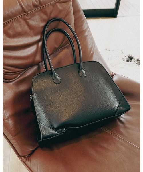 cii（シー）の「IMITATION LEATHER BOSTON BAG / イミテーションレザーボストンバッグ（ボストンバッグ・メンズ・レッド/ブラック/ブルー・FREE）」の6枚目の写真