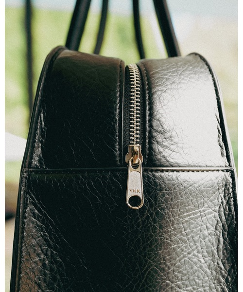 cii（シー）の「IMITATION LEATHER BOSTON BAG / イミテーションレザーボストンバッグ（ボストンバッグ・メンズ・レッド/ブラック/ブルー・FREE）」の7枚目の写真