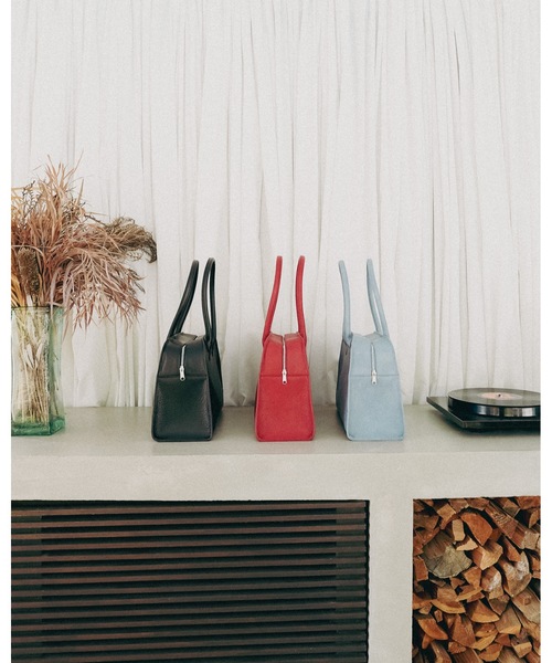 cii（シー）の「IMITATION LEATHER BOSTON BAG / イミテーションレザーボストンバッグ（ボストンバッグ・メンズ・レッド/ブラック/ブルー・FREE）」の4枚目の写真