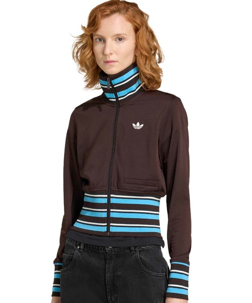 アディダス ヴィンテージ トラック トップ ハイニット リブ トップ adidas VINTAGE TRACK TOP HIGH KNITTED RIBS / アディダス