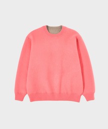 【CASHMERE CASHMERE/カシミアカシミア】CASHMERE REVERSIBLE PULLOVER