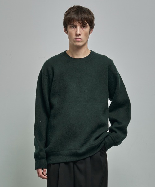 CASHMERE CASHMERE（カシミヤカシミヤ）の「【CASHMERE CASHMERE/カシミアカシミア】CASHMERE REVERSIBLE PULLOVER（ニット/セーター・メンズ・ダークグリーン/ブラック/ダークネイビー/モカ/ダークグレー・48/44）」の4枚目の写真