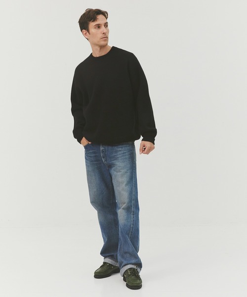 CASHMERE CASHMERE（カシミヤカシミヤ）の「【CASHMERE CASHMERE/カシミアカシミア】CASHMERE REVERSIBLE PULLOVER（ニット/セーター・メンズ・ダークグリーン/ブラック/ダークネイビー/モカ/ダークグレー・48/44）」の8枚目の写真