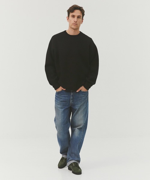 CASHMERE CASHMERE（カシミヤカシミヤ）の「【CASHMERE CASHMERE/カシミアカシミア】CASHMERE REVERSIBLE PULLOVER（ニット/セーター・メンズ・ダークグリーン/ブラック/ダークネイビー/モカ/ダークグレー・48/44）」の9枚目の写真