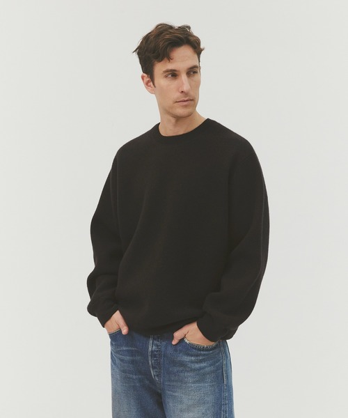 CASHMERE CASHMERE】CASHMERE REVERSIBLE PULLOVER（ニット/セーター