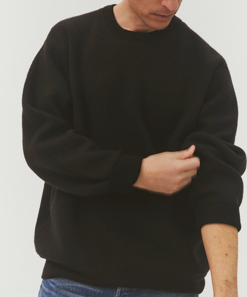 CASHMERE CASHMERE（カシミヤカシミヤ）の「【CASHMERE CASHMERE/カシミアカシミア】CASHMERE REVERSIBLE PULLOVER（ニット/セーター・メンズ・ダークグリーン/ブラック/ダークネイビー/モカ/ダークグレー・48/44）」の12枚目の写真