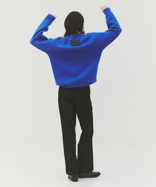 CASHMERE CASHMERE（カシミヤカシミヤ）の「【CASHMERE CASHMERE/カシミアカシミア】CASHMERE REVERSIBLE PULLOVER（ニット/セーター・メンズ・ダークグリーン/ブラック/ダークネイビー/モカ/ダークグレー・48/44）」の17枚目の写真