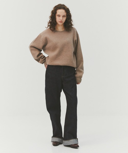 CASHMERE CASHMERE（カシミヤカシミヤ）の「【CASHMERE CASHMERE/カシミアカシミア】CASHMERE REVERSIBLE PULLOVER（ニット/セーター・メンズ・ダークグリーン/ブラック/ダークネイビー/モカ/ダークグレー・48/44）」の20枚目の写真