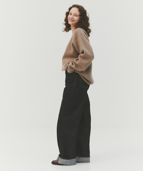 CASHMERE CASHMERE（カシミヤカシミヤ）の「【CASHMERE CASHMERE/カシミアカシミア】CASHMERE REVERSIBLE PULLOVER（ニット/セーター・メンズ・ダークグリーン/ブラック/ダークネイビー/モカ/ダークグレー・48/44）」の21枚目の写真