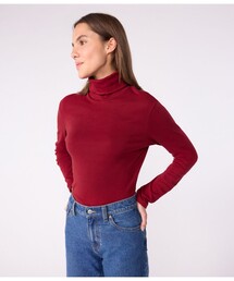 タートルネック長袖Tシャツ