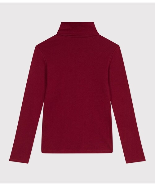 PETIT BATEAU(プチバトー)の「タートルネック長袖Tシャツ(Tシャツ/カットソー・レディース・ライトピンク/グリーン/レッド・XX-SMALL/X-SMALL/SMALL/MEDIUM)」の7枚目の写真