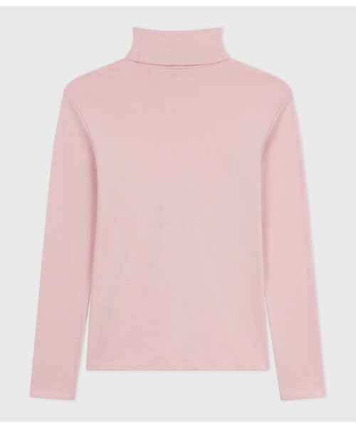 PETIT BATEAU(プチバトー)の「タートルネック長袖Tシャツ(Tシャツ/カットソー・レディース・ライトピンク/グリーン/レッド・XX-SMALL/X-SMALL/SMALL/MEDIUM)」の14枚目の写真
