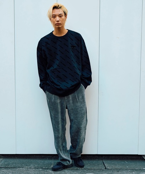BOY LONDON(ボーイロンドン)の「【BOY LONDON】BOY FLOCKY CREW SWEAT(スウェット・メンズ・ブラック・LARGE/MEDIUM)」の2枚目の写真