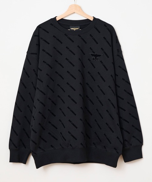 BOY LONDON(ボーイロンドン)の「【BOY LONDON】BOY FLOCKY CREW SWEAT(スウェット・メンズ・ブラック・LARGE/MEDIUM)」の6枚目の写真