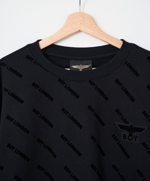 BOY LONDON(ボーイロンドン)の「【BOY LONDON】BOY FLOCKY CREW SWEAT(スウェット・メンズ・ブラック・LARGE/MEDIUM)」の8枚目の写真