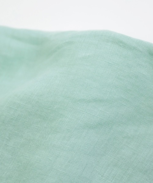 Brocante（ブロカント）の「[Brocante / ブロカント] リネンキャンバス グランシャツ（シャツ/ブラウス・レディース・ライトグレー/ライトグリーン・2）」の22枚目の写真