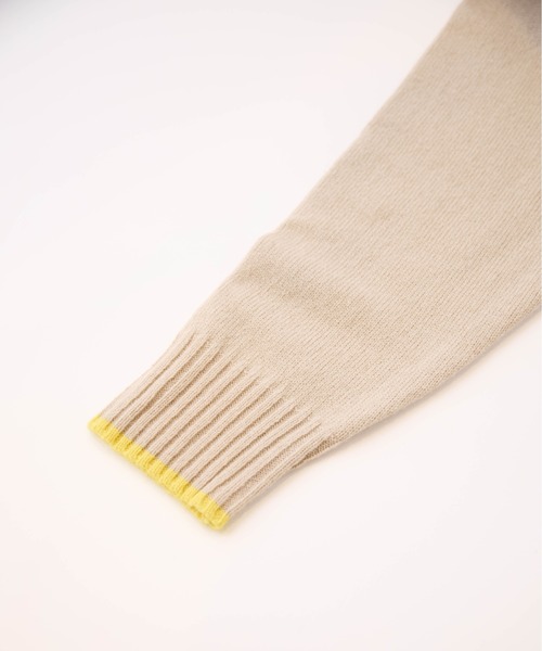 LA MARINE FRANCAISE（マリン フランセーズ）の「オフタートルバイカラーニット（ニット/セーター・レディース・ブラック/ベージュ/レッド・FREE）」の11枚目の写真