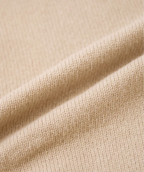 LA MARINE FRANCAISE（マリン フランセーズ）の「オフタートルバイカラーニット（ニット/セーター・レディース・ブラック/ベージュ/レッド・FREE）」の9枚目の写真