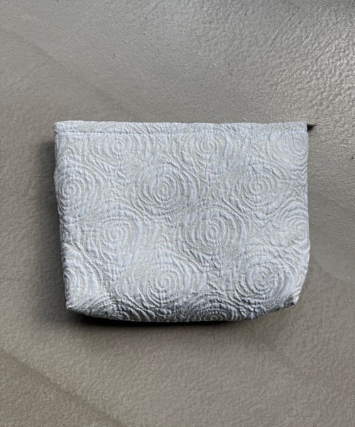 SANSeLF(サンセルフ)の「【SANSeLF】 ローズエンボスポーチ saa25a226(ポーチ・レディース・ライトブルー・FREE)」の8枚目の写真