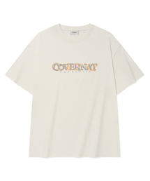 COVERNAT（カバーナット）の「マルチカラーロゴグラフィックTシャツホワイト（Tシャツ/カットソー）」